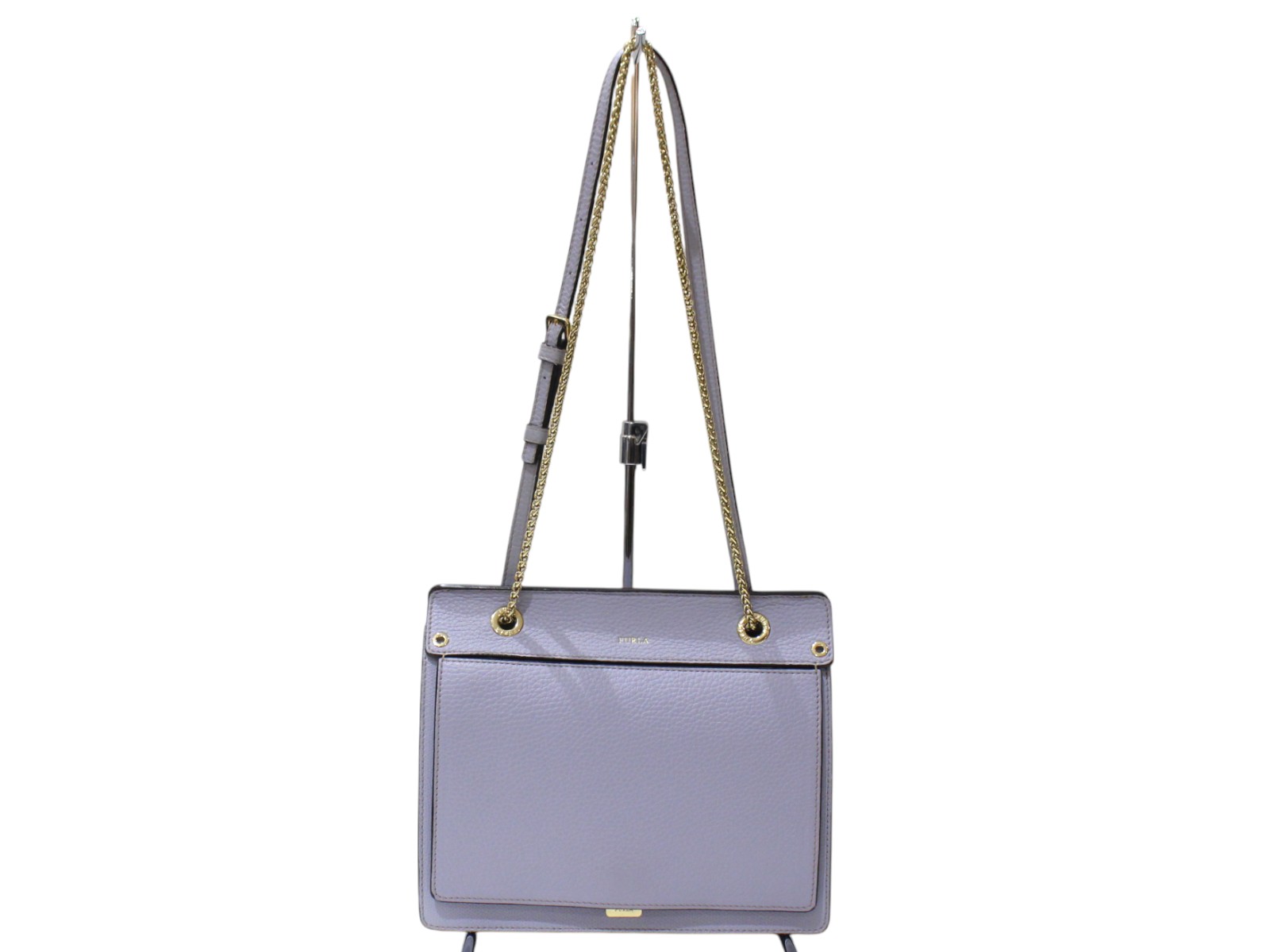 早い者勝ち‼️【未使用】FURLA フルラ  ポラリス　2wayハンドバッグ フルラ FURLA メトロポリス ハンドバッグ 👜 BGZ8 カーフ 青