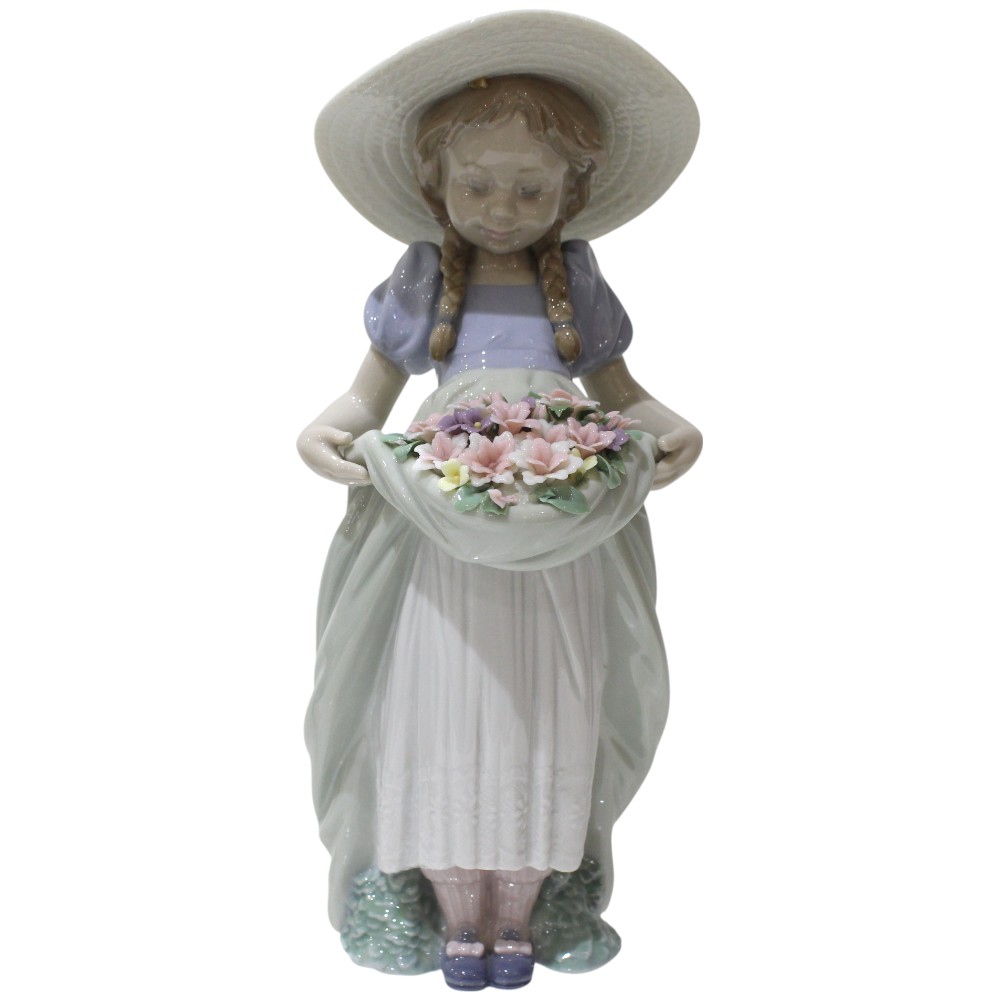 楽天市場】【ソノタ】 LLADRO リヤドロ 可愛いお花屋さん 陶器人形