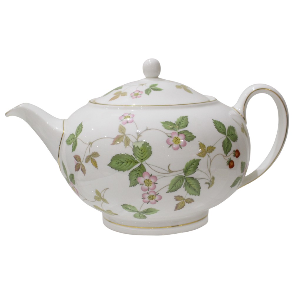 WEDGWOOD　ティーポット　Lサイズ　ワイルドストロベリー　ウェッジウッド　ブランド食器　洋食器　プレゼント包装　ギフト【中古】松前R56号店