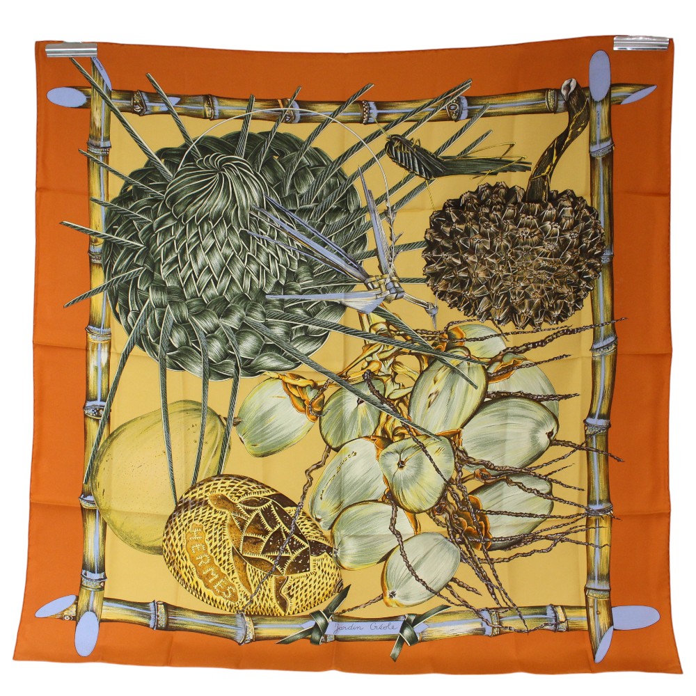 楽天市場】HERMES エルメス スカーフ カレ 90 OBJETS DE