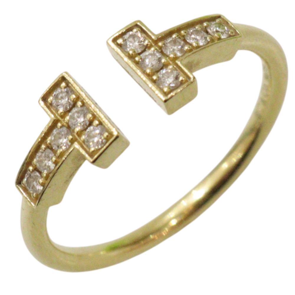 楽天市場】TIFFANY&Co. ティファニーT ワイヤー リング ローズゴールド