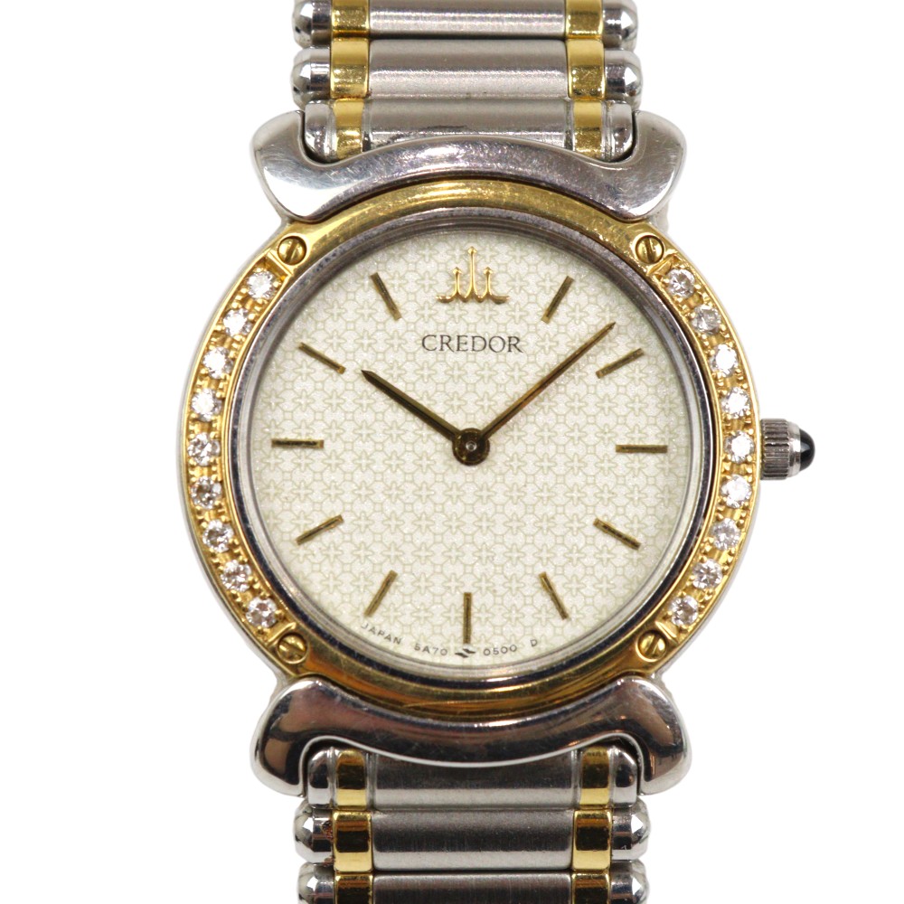 楽天市場】SEIKO セイコー CREDOR クレドール 5A74-0050 18K