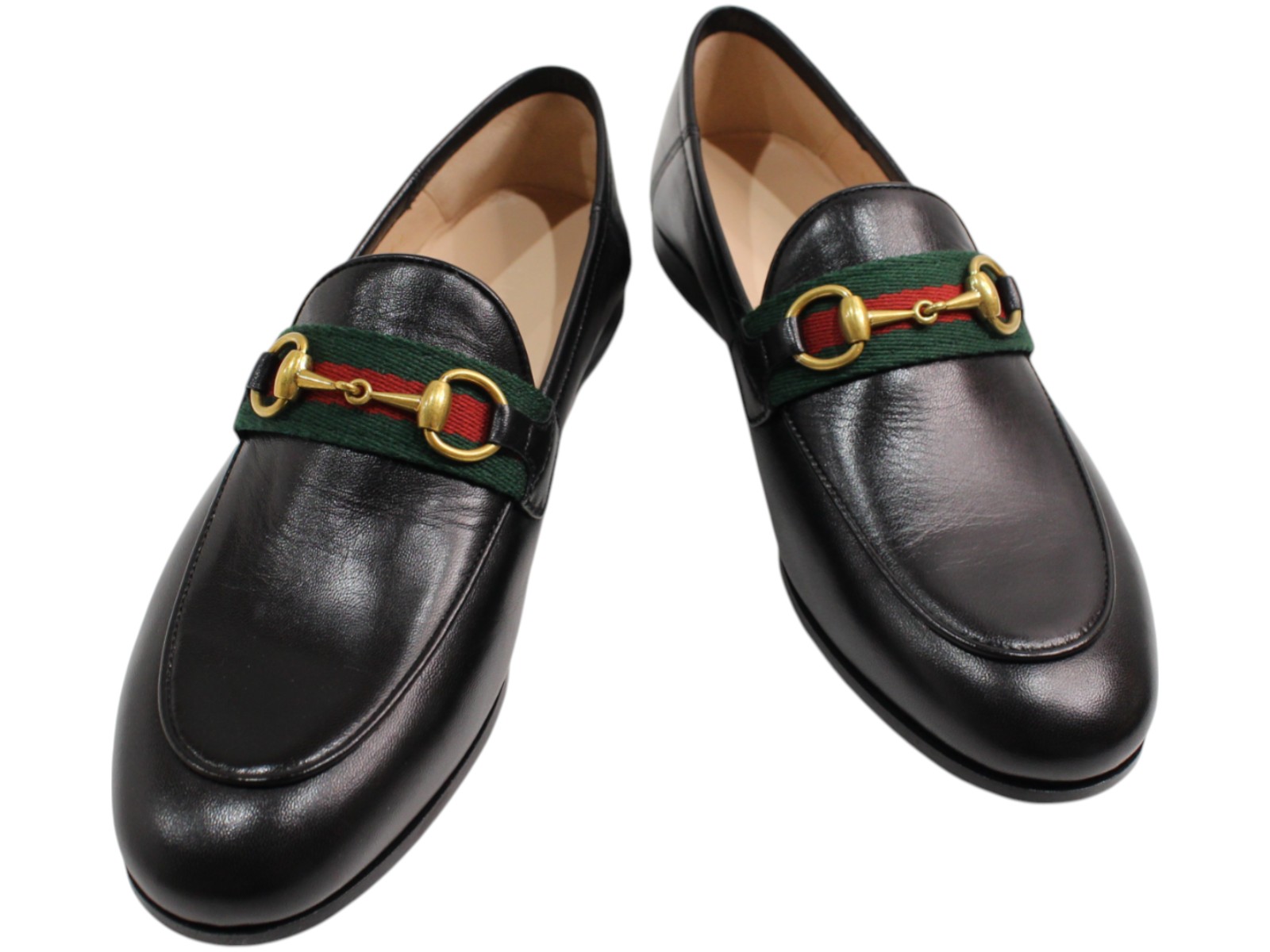 GUCCI グッチ 革靴 ブラウン 箱付き グッチ 122286 GG柄 レザー スリッポン ダークブラウン系買取実績