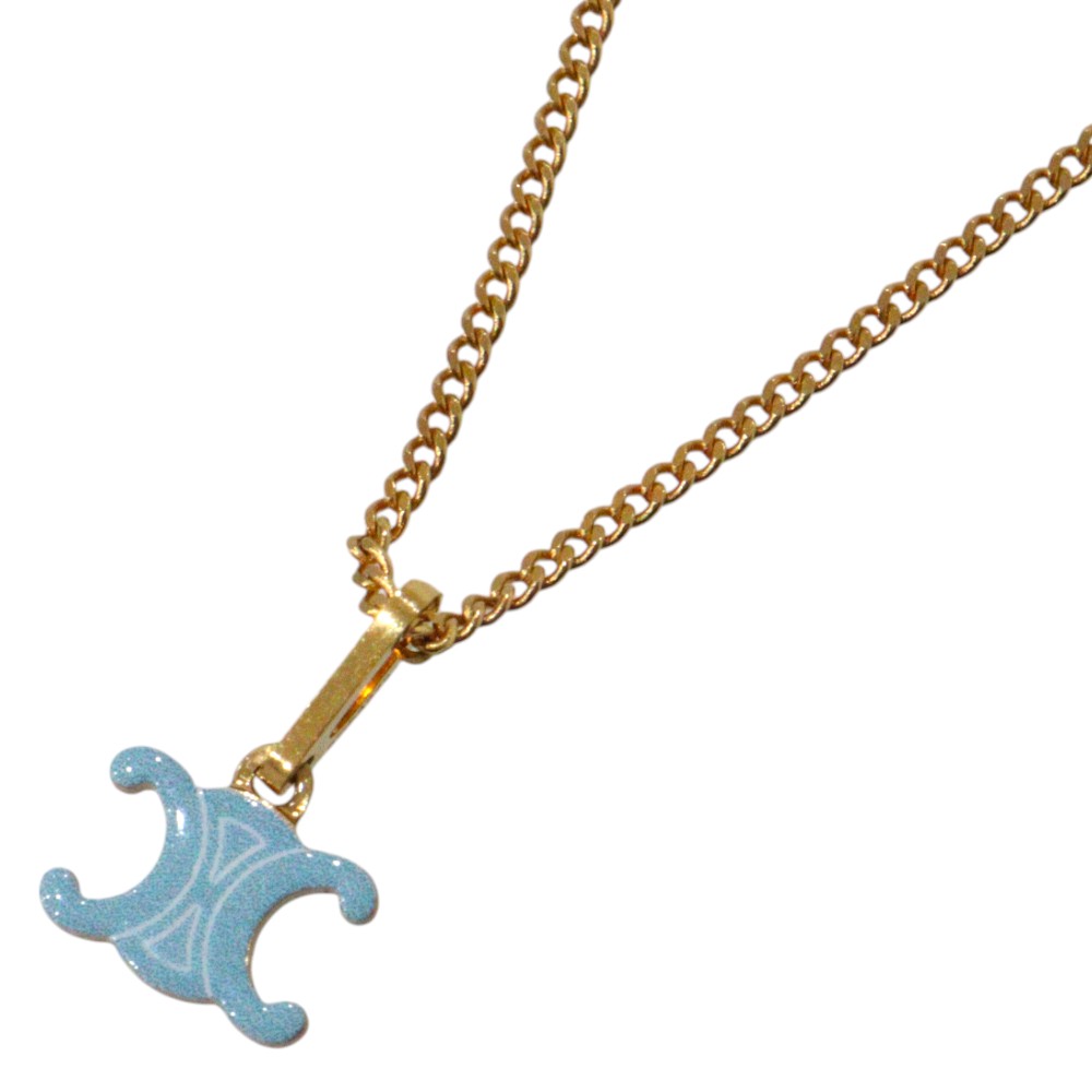 楽天市場】セリーヌ ネックレス ロケット ペンダント ゴールド メタル