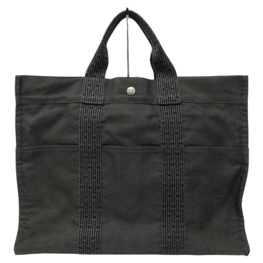 HERMES エールライン ブラック トート 楽天市場】【限界値下げ祭29-OF】 エルメス エールライン GM トート