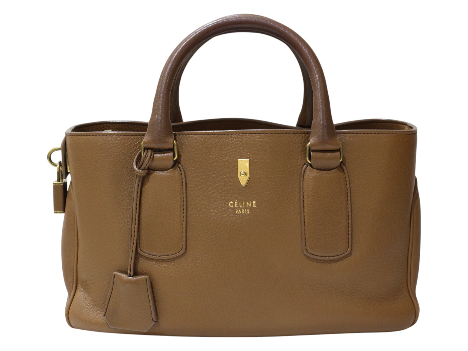 楽天市場】CELINE(セリーヌ)レザー：ブラウンブギーバッグ