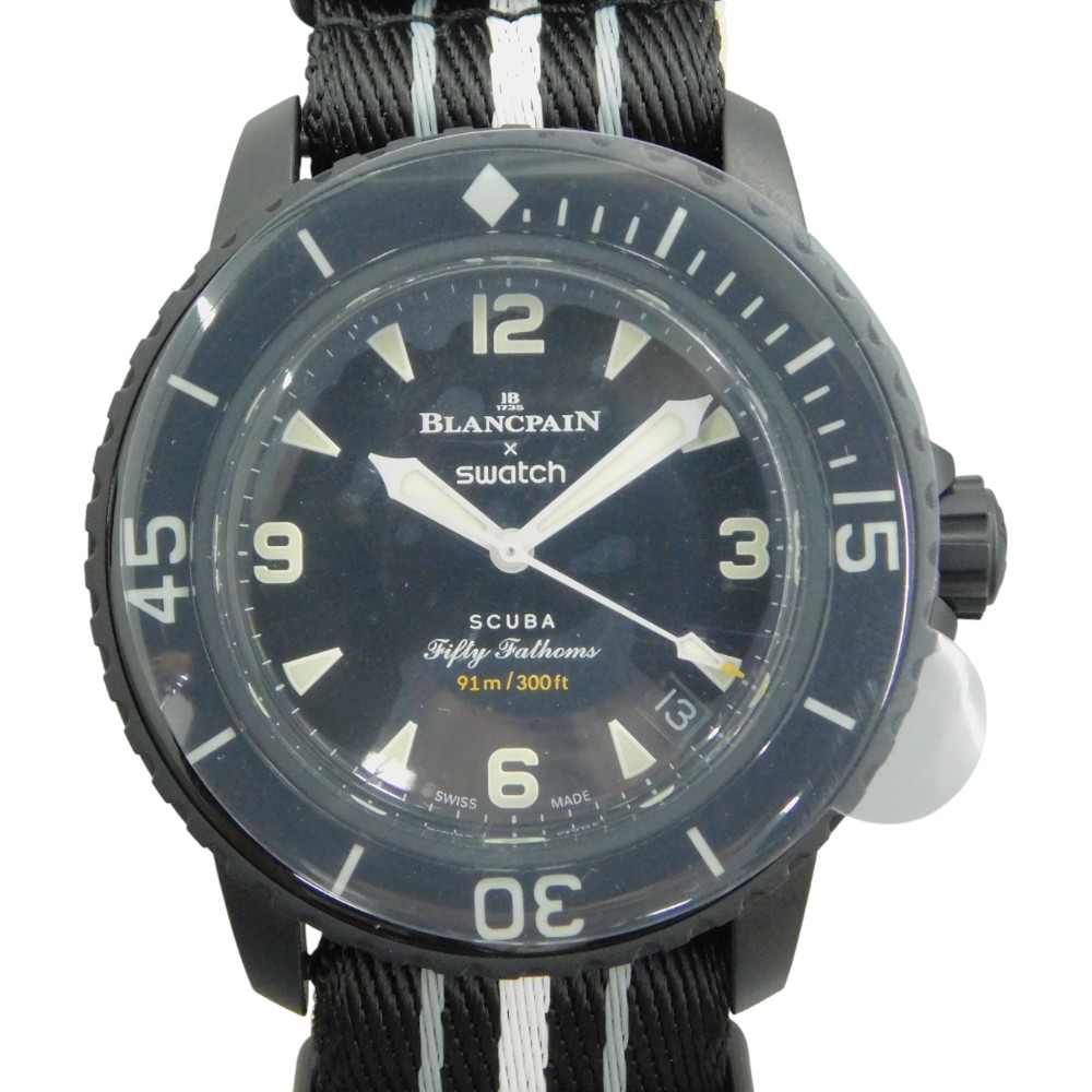 未使用Blancpain純正ストラップ／ブラック／手縫い仕様 楽天市場】BLANCPAIN ブランパン 418F セイルキャンバス 腕時計ベルト