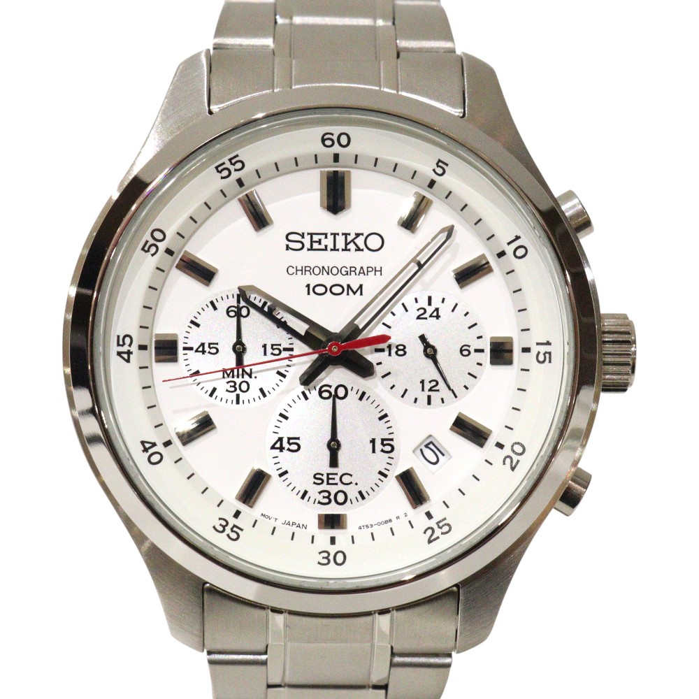 楽天市場】電池交換済 SEIKO セイコー クロノグラフ 海外モデル
