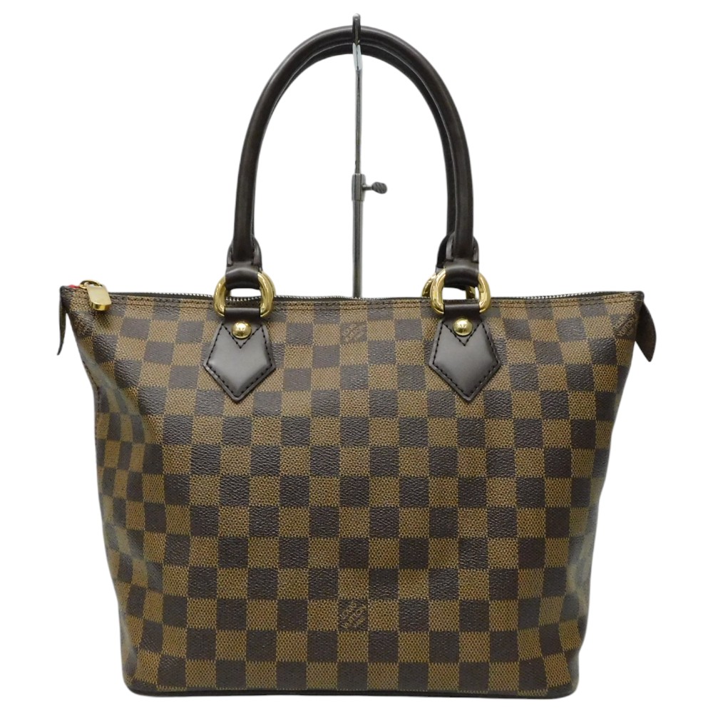 LOUIS VUITTON　ルイ・ヴィトン サレヤPM　N51183　廃盤　ダミエ・エべヌ 茶　ブラウン系 ゴールド金具 レディース　ウィメンズ　メンズ プレゼント包装可【中古】新居浜店