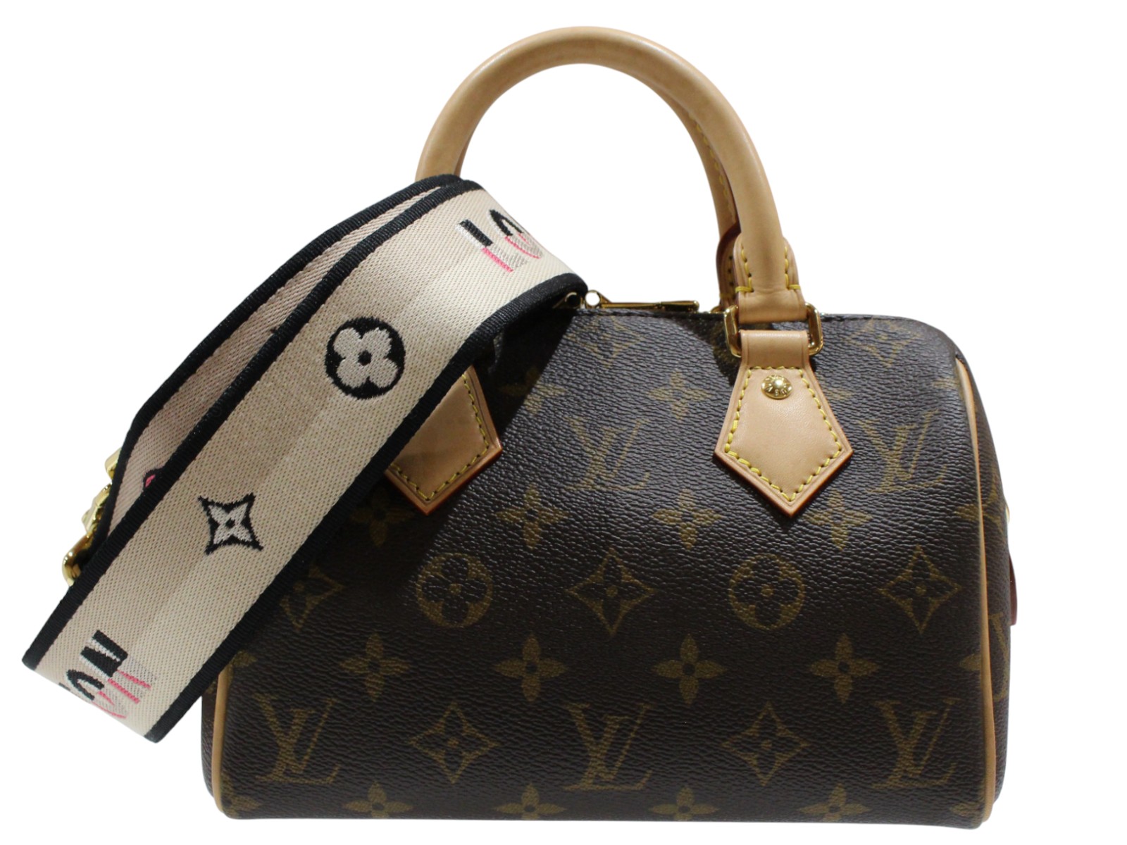 【ショルダーストラップ・布袋あり】LOUIS VUITTON ルイ・ヴィトン スピーディー・バンドリエール20 M46234 2WAYハンドバッグ モノグラム ブラウン系 小さめ ミニ 可愛い レディース LV 人気 シンプル ギフト プレゼント包装可【中古】松山久万ノ台店