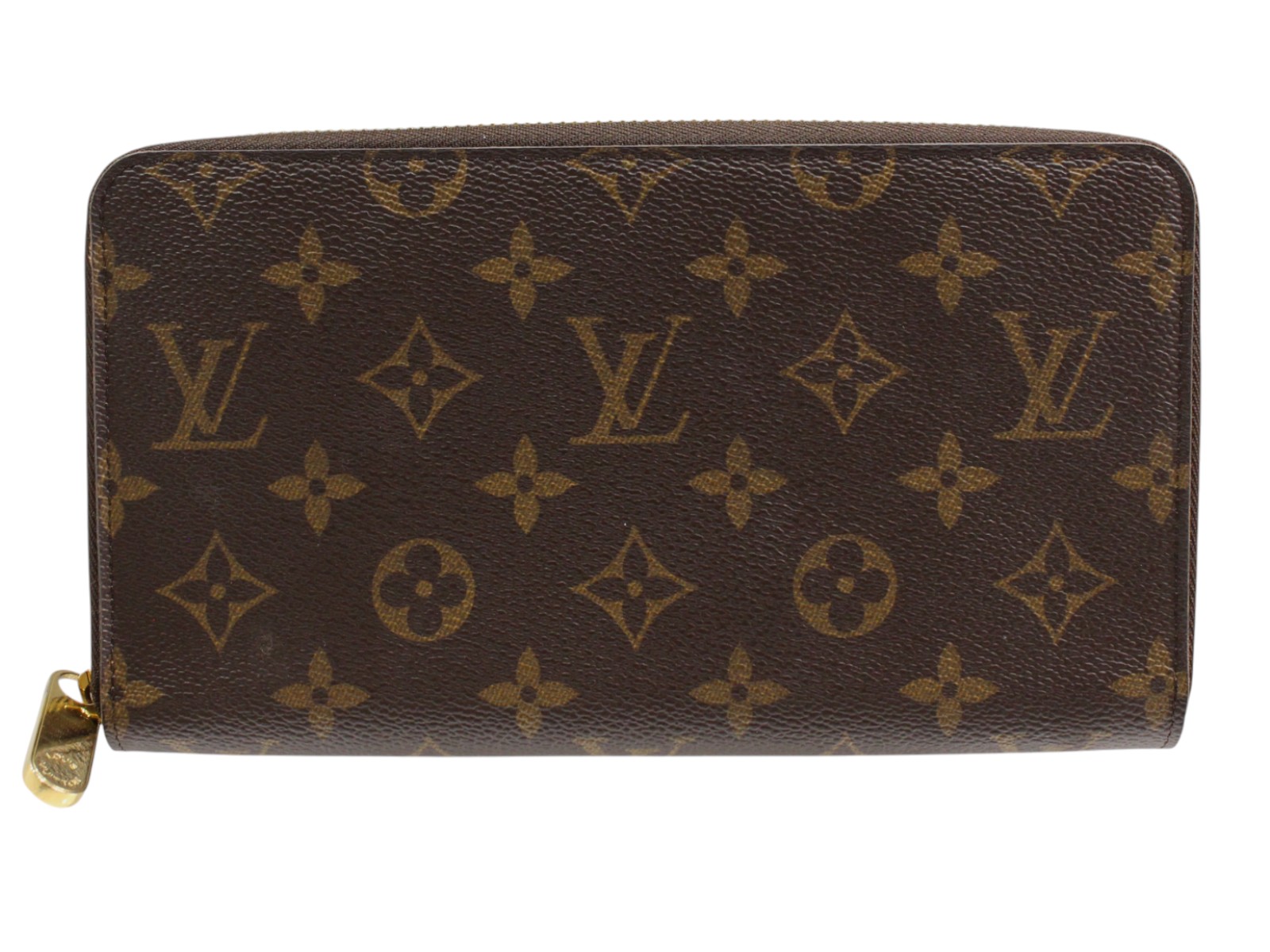 LOUIS VUITTON ルイ・ヴィトン ジッピーオーガナイザー M60002 赤銅色 モノグラム帆布 ラウンドジッパー ロングウォレット 大きめ 紙入れ レディース メンズ ウィメンズ 差し上げ物 差し上げ物荷拵え可【中古】松山久万ノ台店