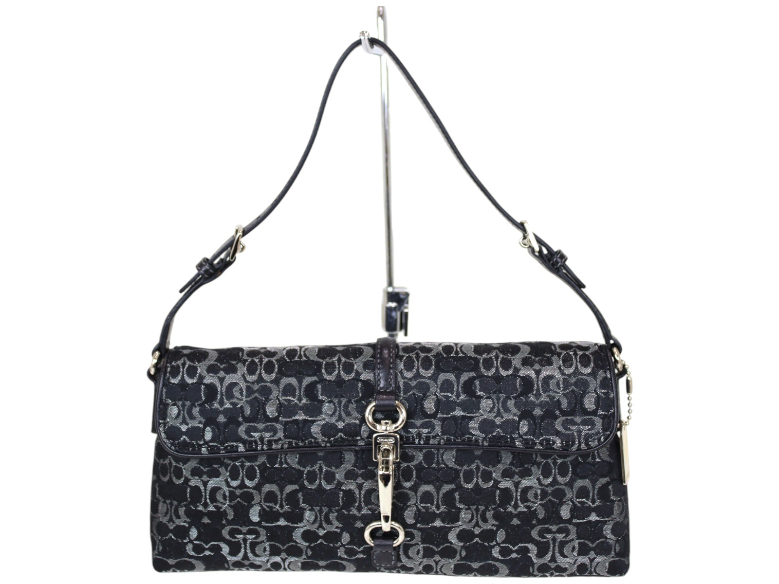 COACH コーチ職 ハンドバック 3595 書き判 黒いこと系 帆布 レディース ウィメンズ ユニ一発やる 一般受け ブランド名 定番 差し上げ物 差し上げ物荷造り可【中古】松前R56号店 ハンドバッグ-レディースバッグ-バッグ