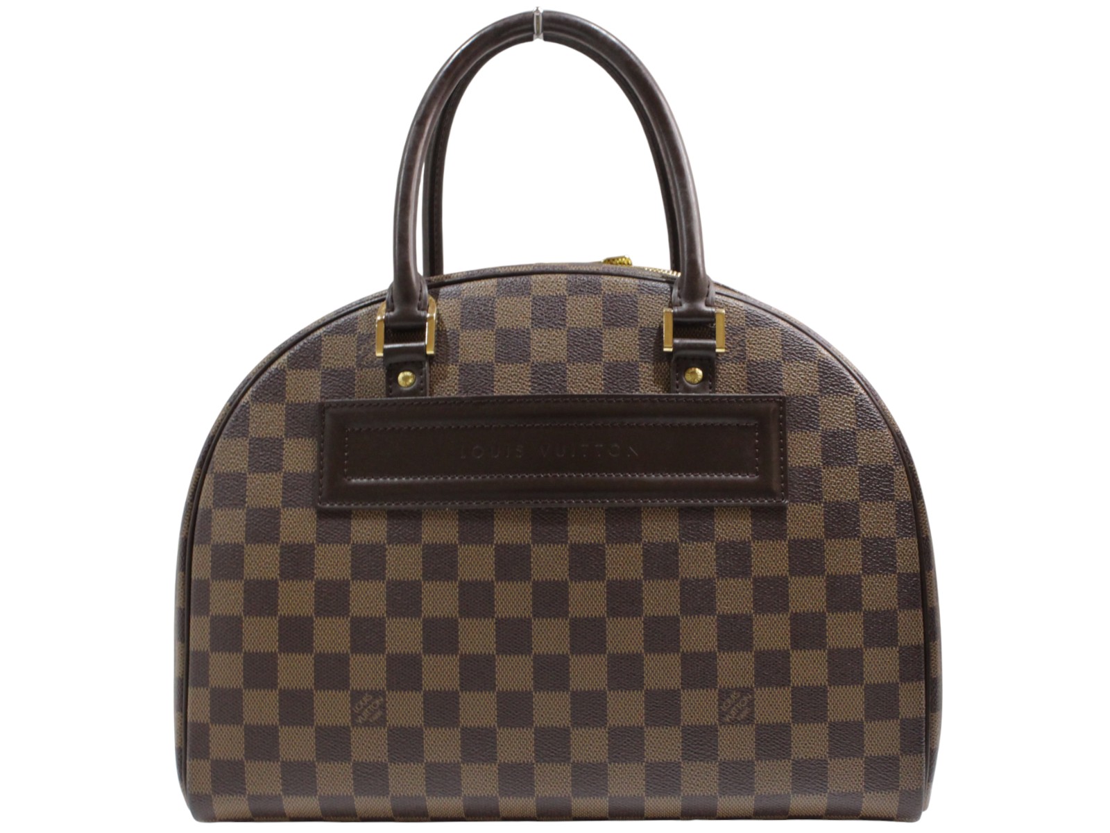 【布袋・鍵・カデナあり】LOUIS VUITTON　ルイ・ヴィトン　リベラMM　N41434　ダミエ・エベヌ　キャンバス　ブラウン　茶色　ハンドバッグ　大きめ　大容量　ウィメンズ　レディース　カジュアル　ギフト　プレゼント包装可【中古】松山久万ノ台店