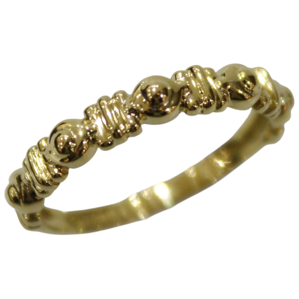 楽天市場】透かし細工デザインリング K18 イエローゴールド 2.9g