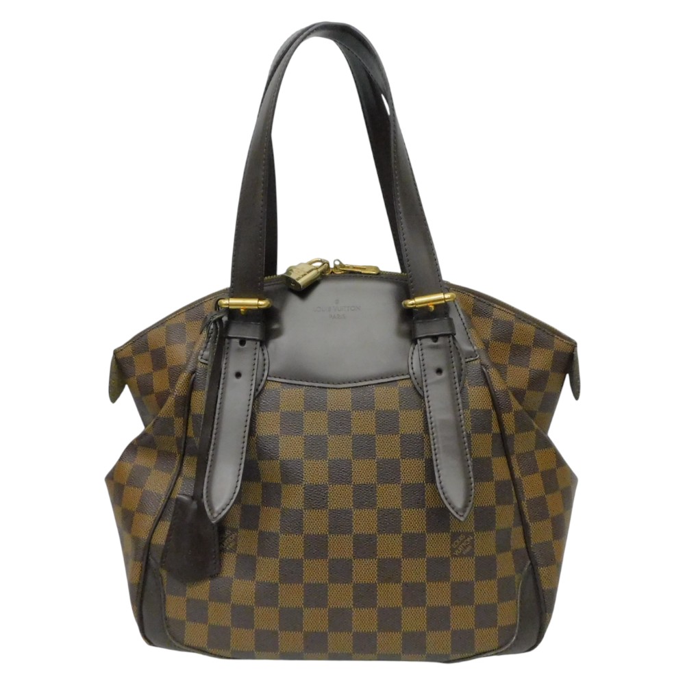 LOUIS VUITTON　ルイヴィトン　ヴェローナMM　N41118　ダミエ　トートバッグ　レディース　カデナ・鍵付き　シンプル　プレゼント包装可　【中古】新居浜店