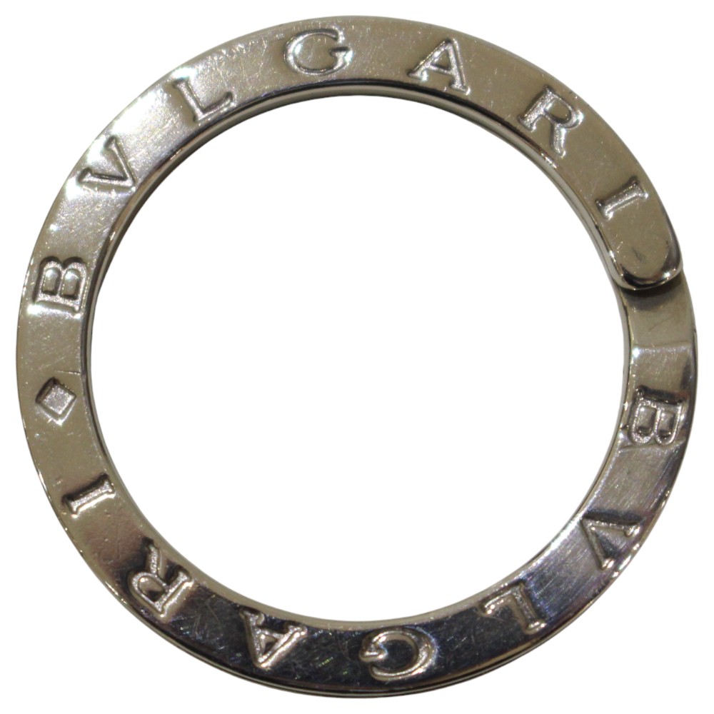 BVLGARI　ブルガリ 　ブルガリブルガリ キーリング　SV925　シルバー　キーホルダー　メンズ　レディース　ユニセックス　小物　ギフト　プレゼント包装可【中古】松前R56号店
