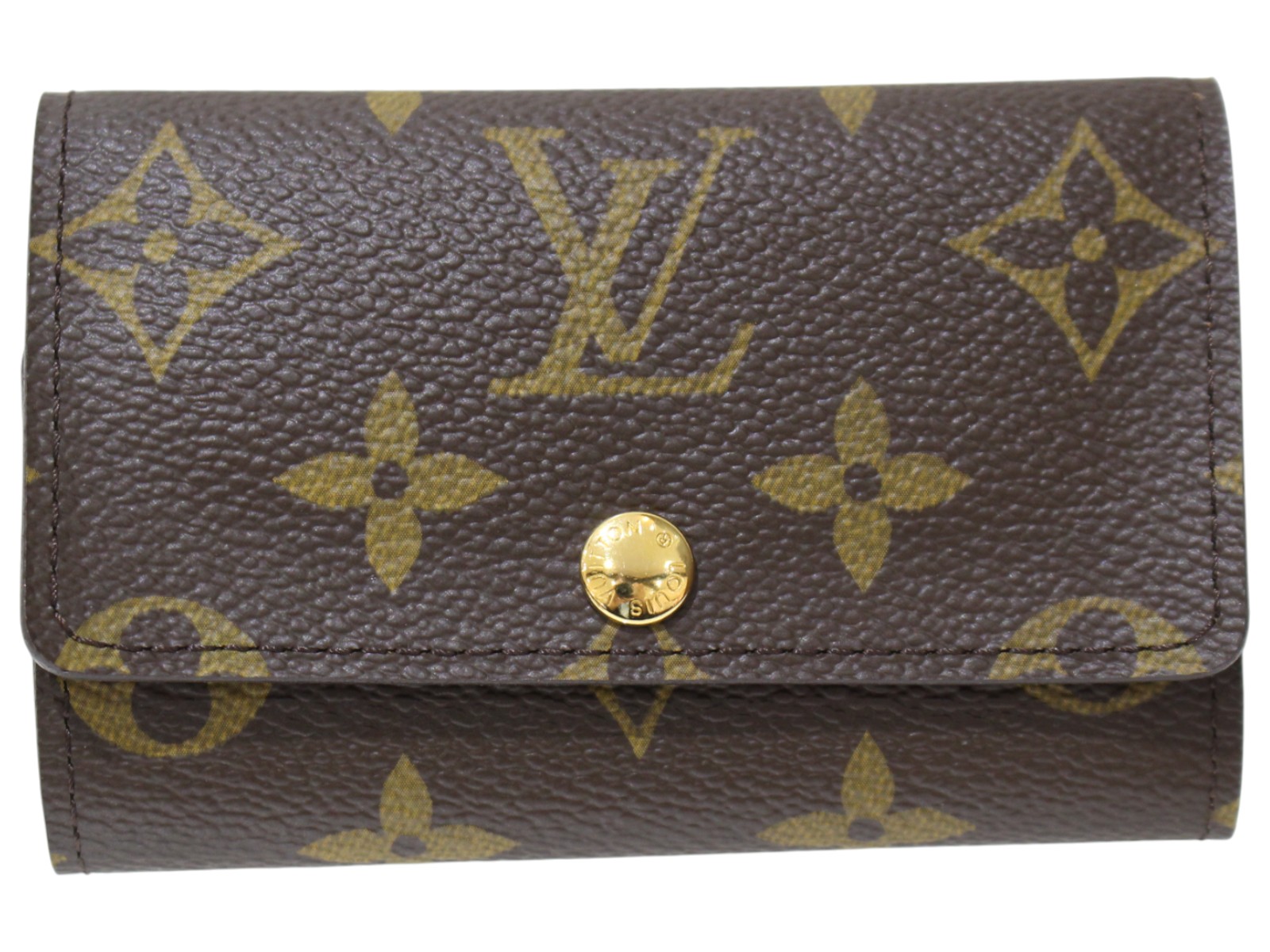 【箱・布袋付】LOUIS VUITTON ルイ・ヴィトン ミュルティクレ6 M62630 足懸かり入れもの モノグラム・帆布 赤銅色 カギ ブランド名小物 メンズ レディース ユニ一発やる 定番 一般受け 差し上げ物 差し上げ物荷拵え可【中古】松前R56号店