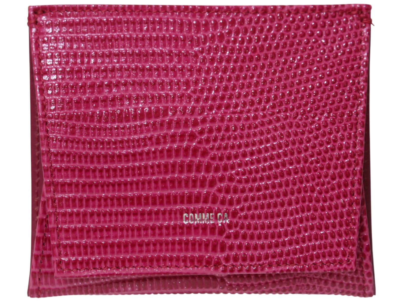 【箱あり】COMME CA コムサ 硬貨・歌留多入れもの なめし革 サクラ色系 小物 コインケース 御釣り入れ レディース メンズ ウィメンズ ユニ一発やる 小物 差し上げ物 差し上げ物荷拵え可【中古】松前R56号店