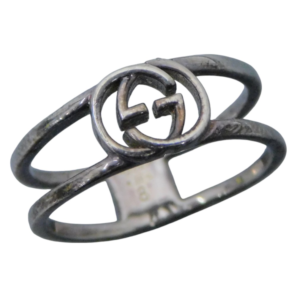 楽天市場】グッチ GUCCI 指輪 リング 181341 ハート パドロック ロゴ