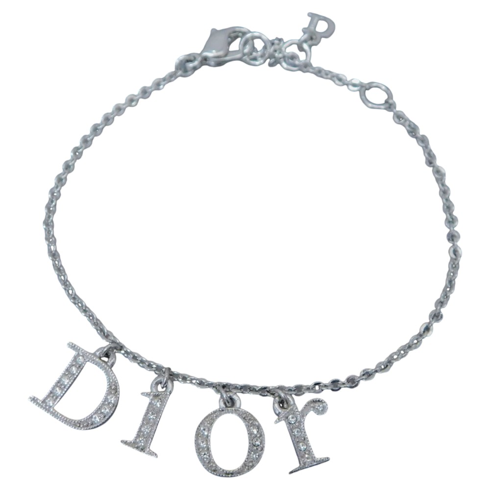 楽天市場】ディオール ブレスレット CD ロゴ ゴールド メタル 中古