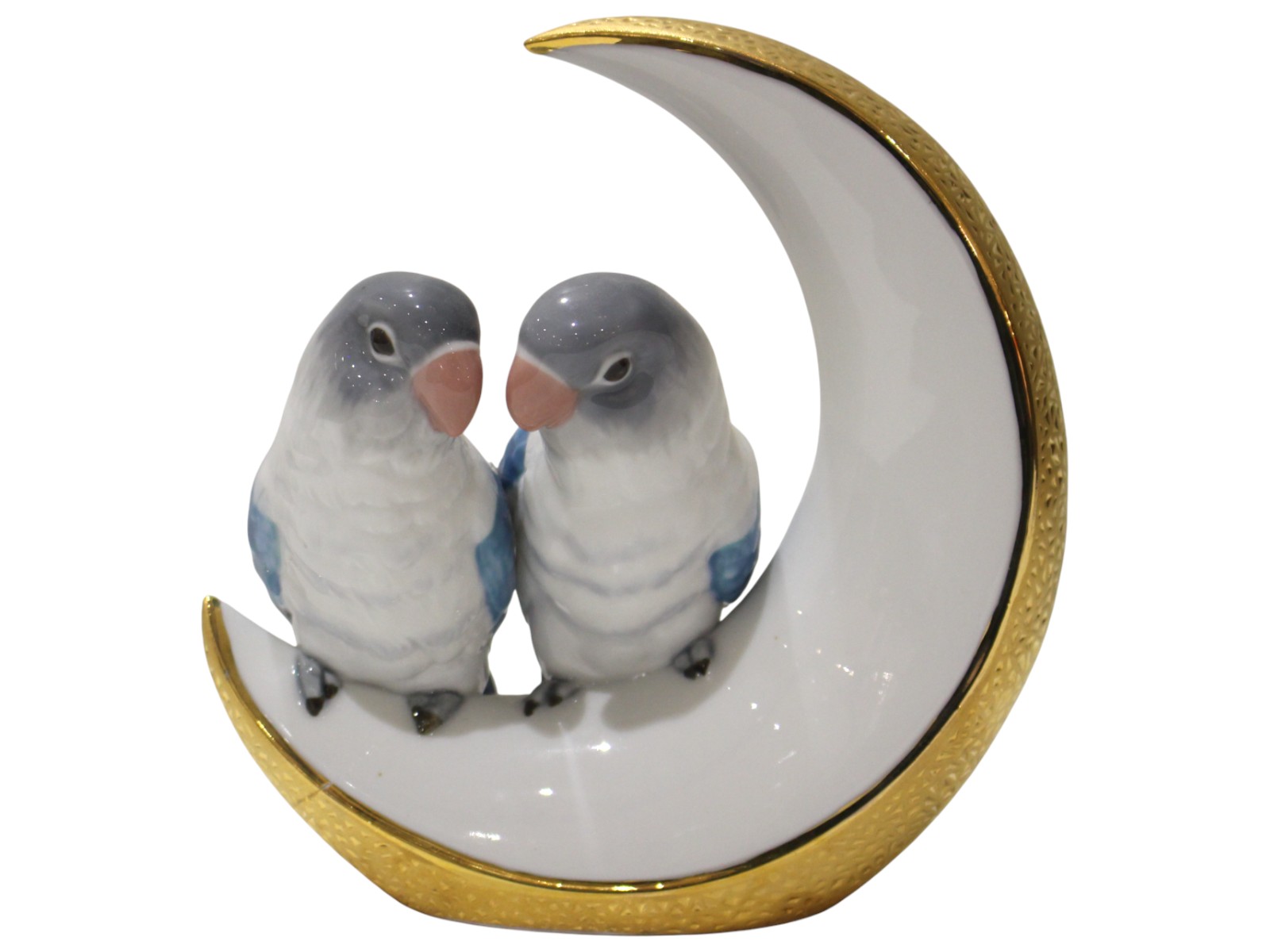 LLADRO リヤドロ フライ・ミー・トゥー・ザ・ムーン (Gold) ゴールド マルチ色つや 鳥 月 瀬戸もの 室内装飾 飾りつけ 差し上げ物荷造り 差し上げ物【中古】松前R56号店