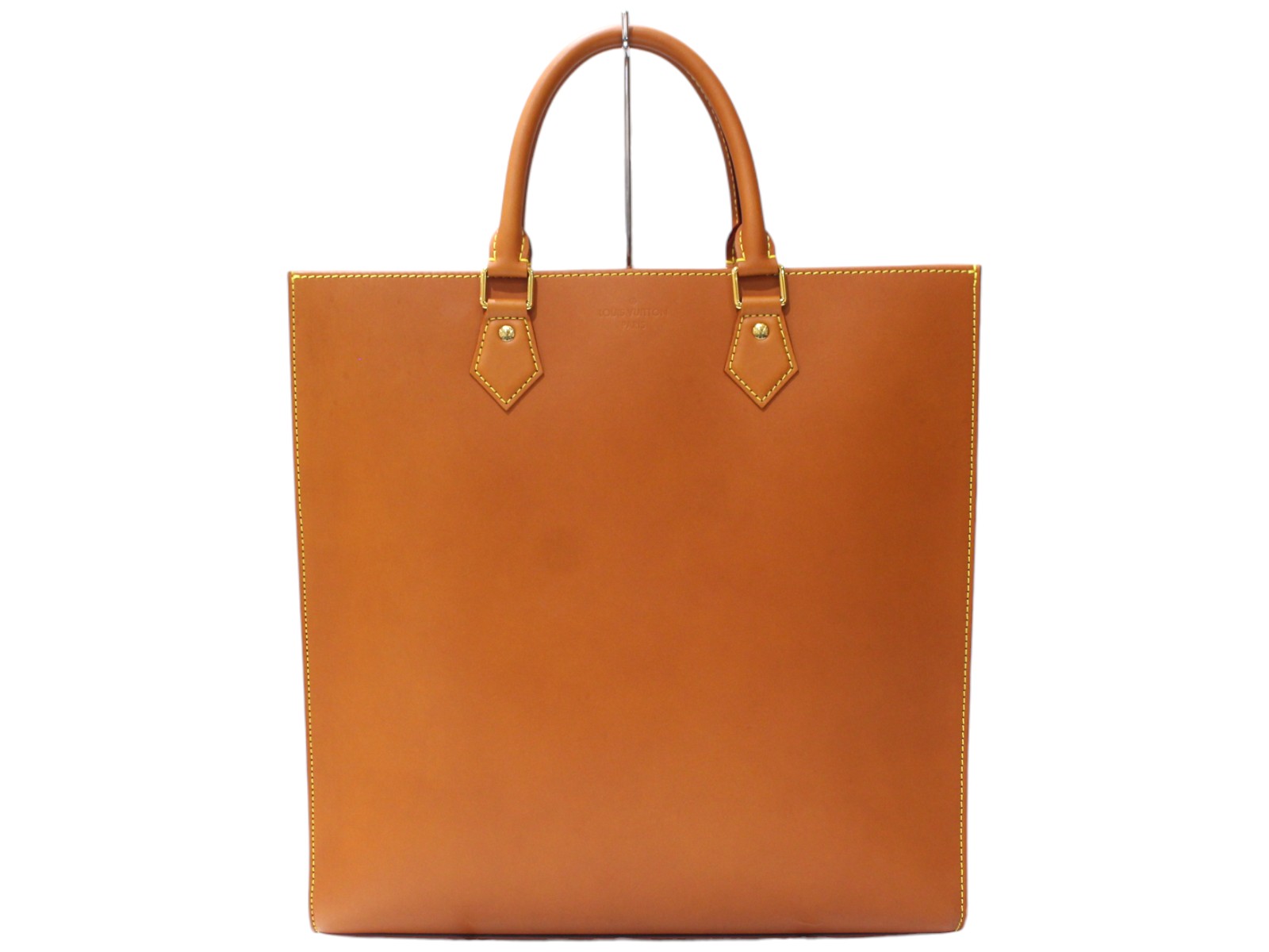 【箱あり】LOUIS VUITTON　ルイ・ヴィトン　サック・プラ　M51217　RI4156　ノマド　ライトブラウン系　ハンドバッグ　トートバッグ　縦型　ビジネス　仕事　メンズ　定番　人気　ギフト　プレゼント包装可【中古】松前R56号店