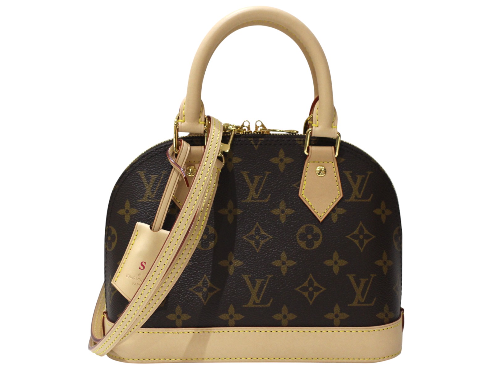 【箱あり】LOUIS VUITTON　ルイ・ヴィトン　アルマBB　M53152　IC　モノグラム　ブラウン　ミニ　ハンドバッグ　ショルダーバッグ　斜め掛け　レディース　ウィメンズ　ユニセックス　定番　人気　ギフト　プレゼント包装可【中古】松前R56号店 137,900円