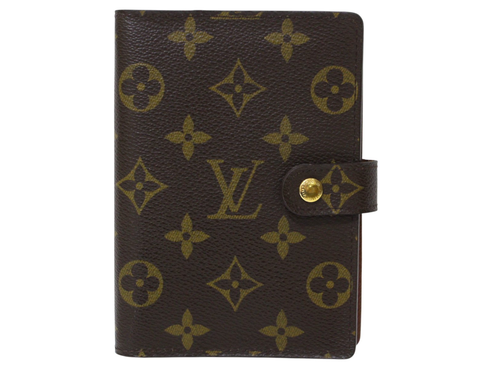 LOUIS VUITTON　ルイ・ヴィトン　アジェンダPM　R20005　モノグラム・キャンバス　ブラウン系　ゴールド金具　手帳カバー　仕事　ビジネス　レディース　メンズ　ユニセックス　人気　定番　ギフト　プレゼント包装可【中古】松前R56号店｜かんてい局松前Ｒ５６号店