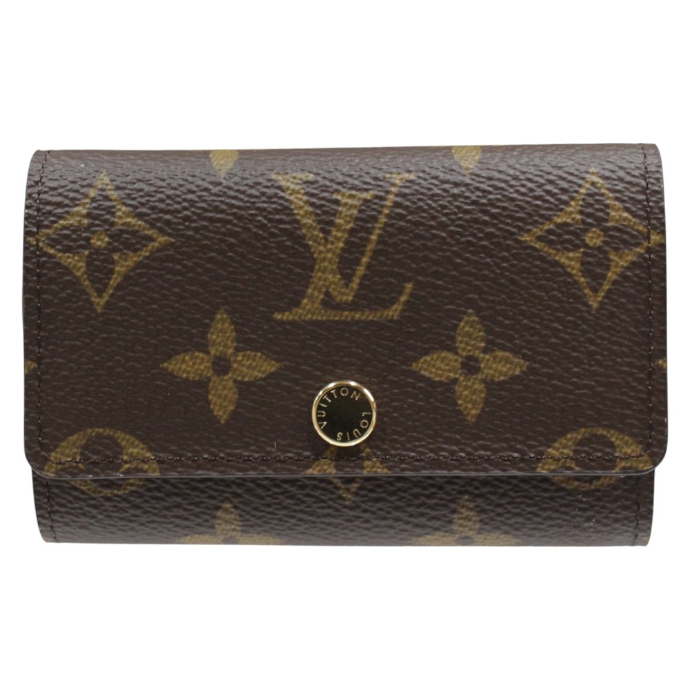 【特雅びやか・箱・布袋あり】LOUIS VUITTON ルイ・ヴィトン ミュルティクレ6 M62630 足懸かり入れもの モノグラム・帆布 赤銅色 6連 小物 メンズ レディース ユニ一発やる 定番 LV 一般受け 分かりやすい 差し上げ物 差し上げ物荷拵え可【中古】松山久万ノ台店