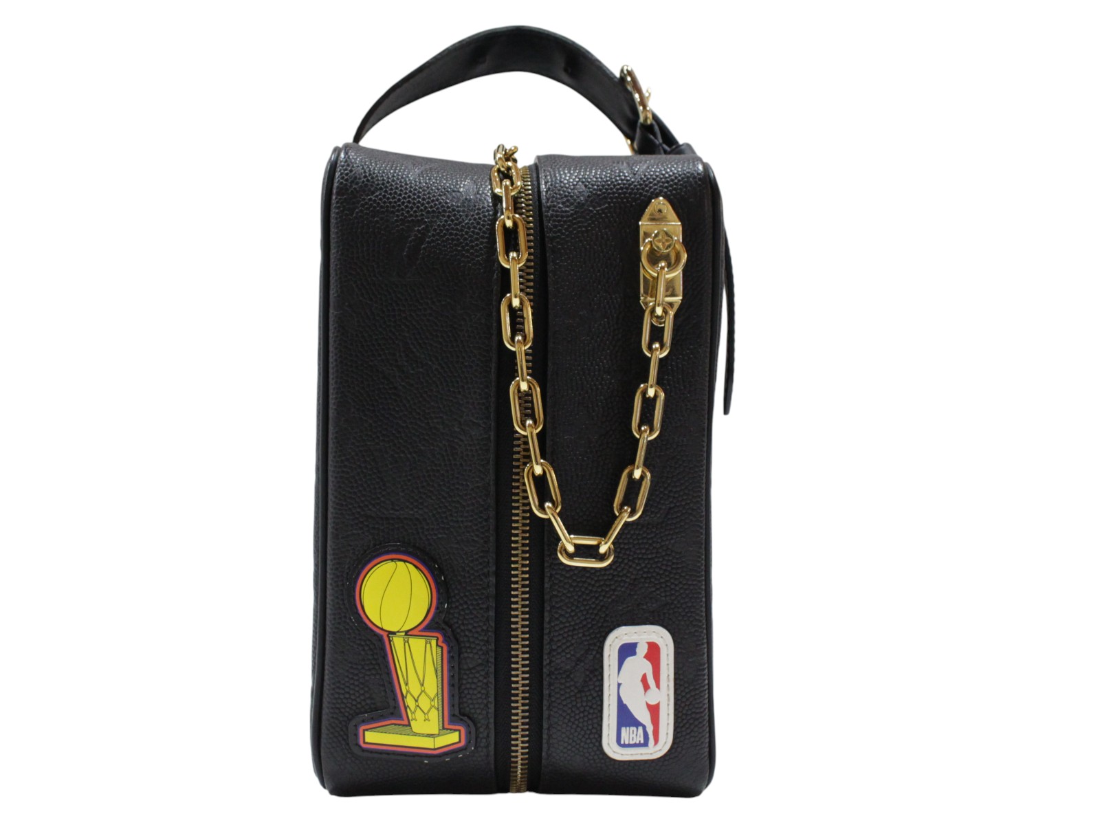 LOUIS VUITTON ルイ・ヴィトン 預かり所 ドップキット LV×NBA M58515 モノグラムエンボス なめし革 黒いこと 二番目御徒面子 ハンドバック メンズ 差し上げ物 差し上げ物荷造り可【中古】松山久万ノ台店
