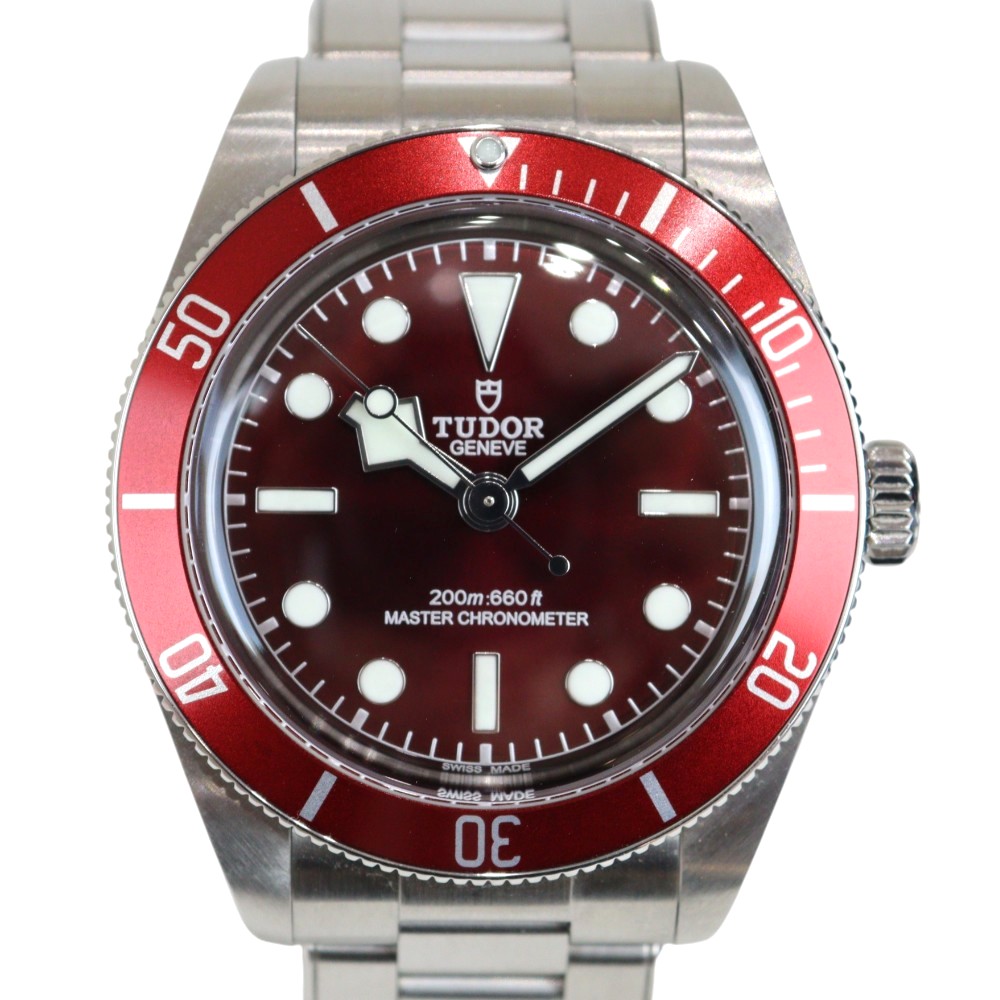 【内外箱・取説・ギャラあり】TUDOR　チューダー　ブラックベイ58　7939A1A0RU-0001　39mm　自動巻き　パワーリザーブ　200m防水　ステンレス　バーガンディ文字盤　メンズ　紳士　シンプル　人気　腕時計　ウォッチ　プレゼント包装　ギフト【中古】松前R56号店