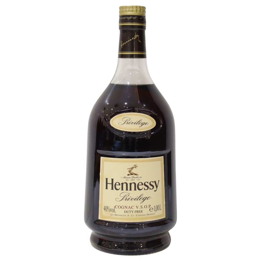 【未開封・箱あり】Hennessy　ヘネシープリヴィレッジコニャックVSOP　アルコール40%　1L　1000ml【古酒・中古】松前R56号店
