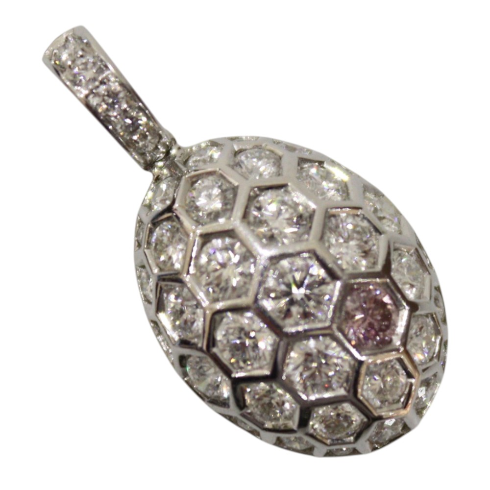 Pt900　ダイヤネックレストップ　プラチナ　メレダイヤモンド　1.35ct　3.5ｇ　ペンダントトップ　レディース　綺麗　ジュエリー　プレゼント包装可　ギフト【中古】松前R56号店｜かんてい局松前Ｒ５６号店