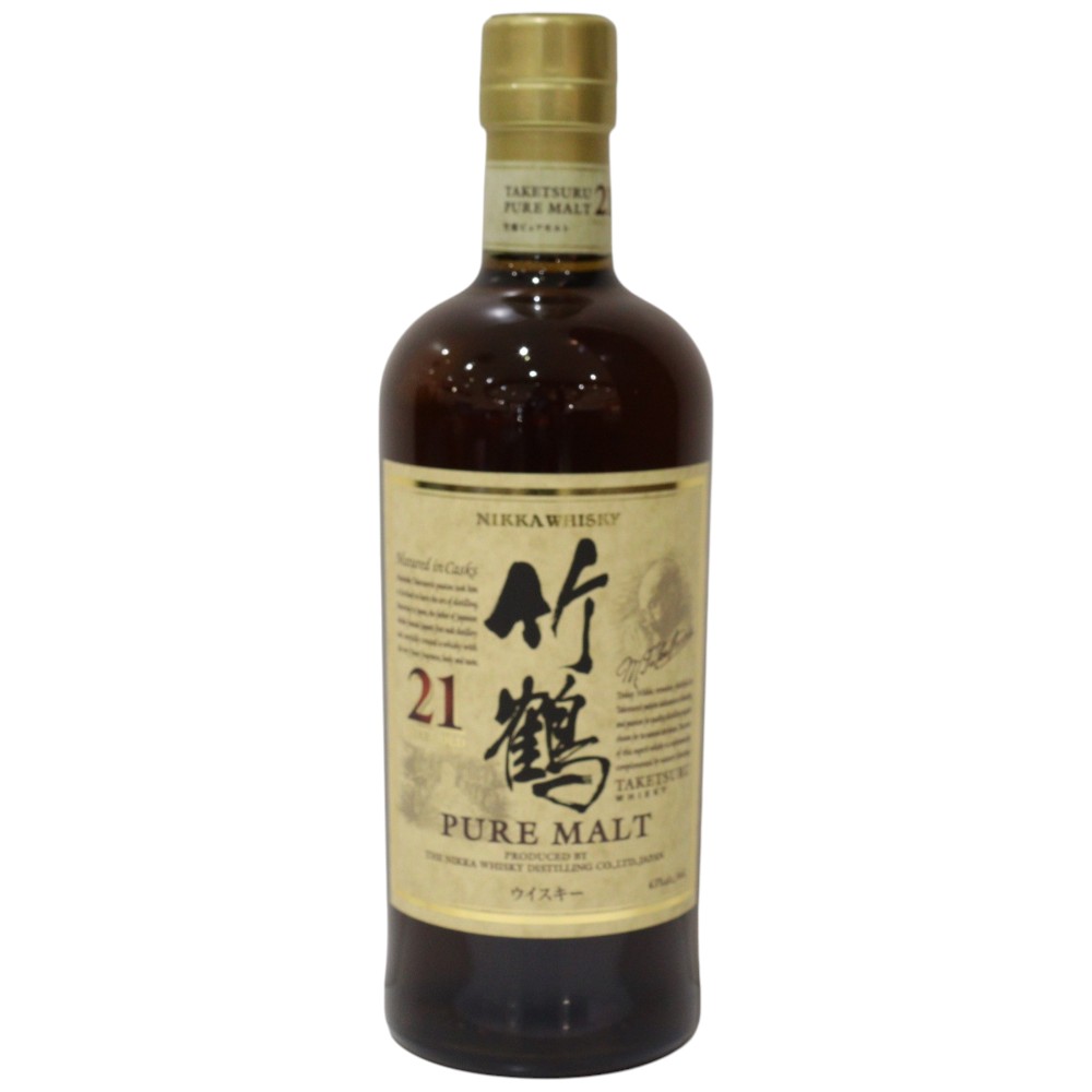 【愛媛県内配送限定】NIKKA WHISKY ニッカウヰスキー 竹鶴 21年 ピュアモルト 旧ボトル ジャパニーズウイスキー 700ml 43%【古酒・中古】松前R56号店|かんてい局松前R56号店