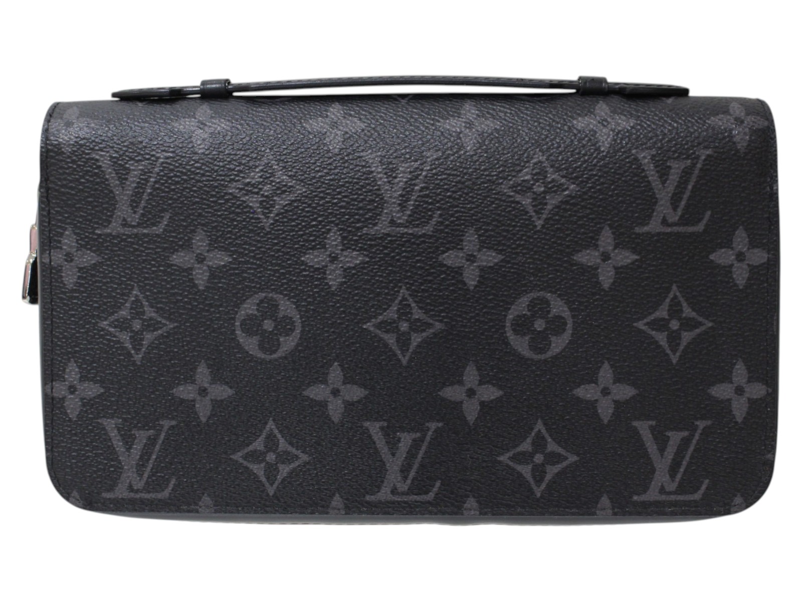 【箱・布袋あり】LOUIS VUITTON　ルイ・ヴィトン　ジッピーXL　M61698　モノグラム・エクリプス　ブラック×グレー系　ラウンドファスナー　長財布　財布バッグ　セカンドバッグ　メンズ　紳士　人気　定番　LV　シンプル　ギフト　プレゼント包装可【中古】松前R56号店