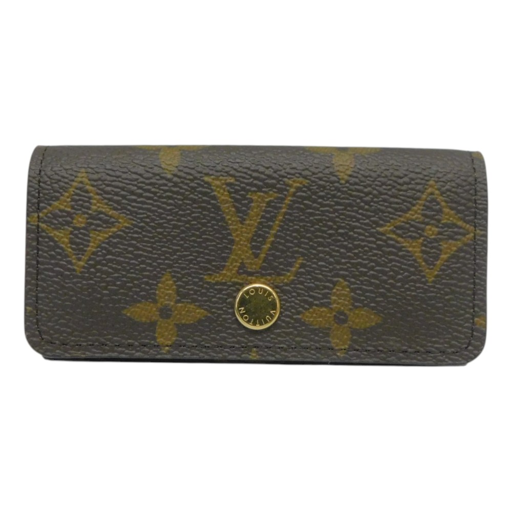 【布袋付】LOUIS VUITTON ルイ・ヴィトン ミュルティクレ4 M69517 モノグラム 赤銅色 ゴールド金具 足懸かり入れもの 4連 レディース メンズ ユニ一発やる 差し上げ物 差し上げ物荷拵え可【中古】新居浜店