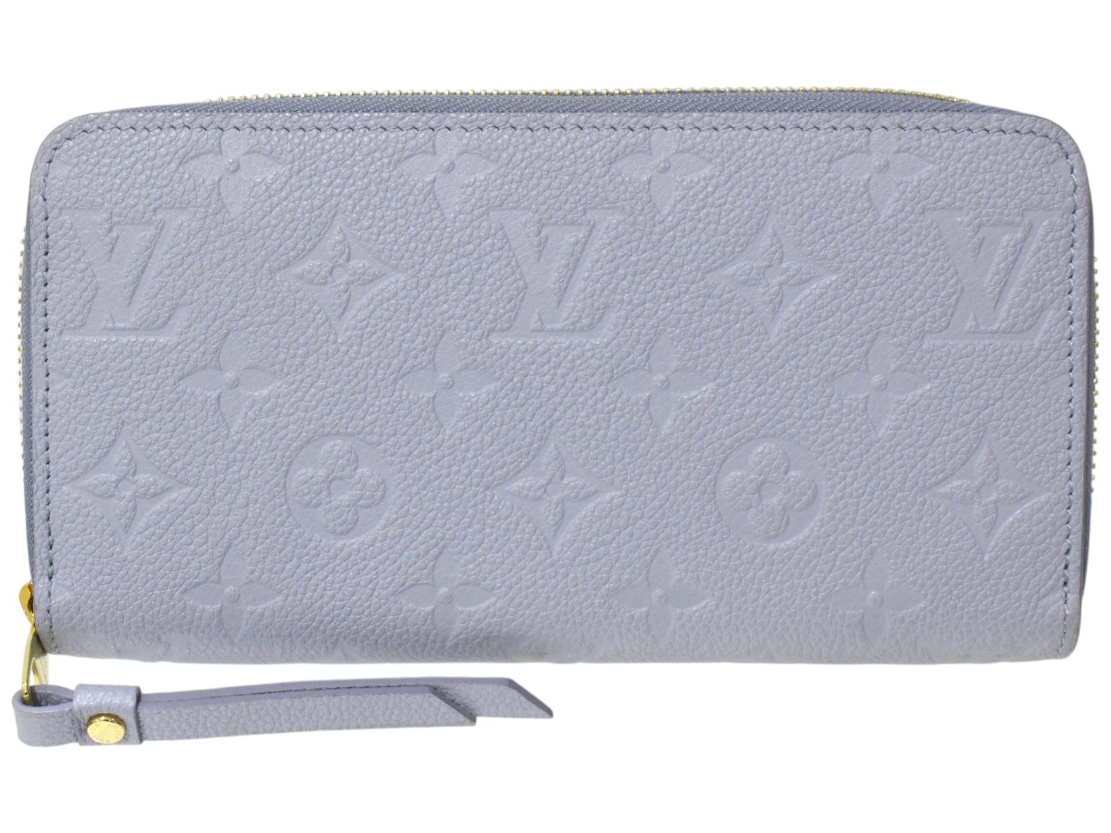 【箱あり】LOUIS VUITTON ルイ・ヴィトン ジッピーウォレット M11969 モノグラム・アン工業プラント ウォッシュド・ブルー 水色 ラウンドチャック長がま口 ロングウォレット レディース 分かりやすい 定番 一般受け 差し上げ物 差し上げ物荷造り可【中古】松前R56号店 財布・ケース-レディース財布-バッグ・小物・ブランド雑貨