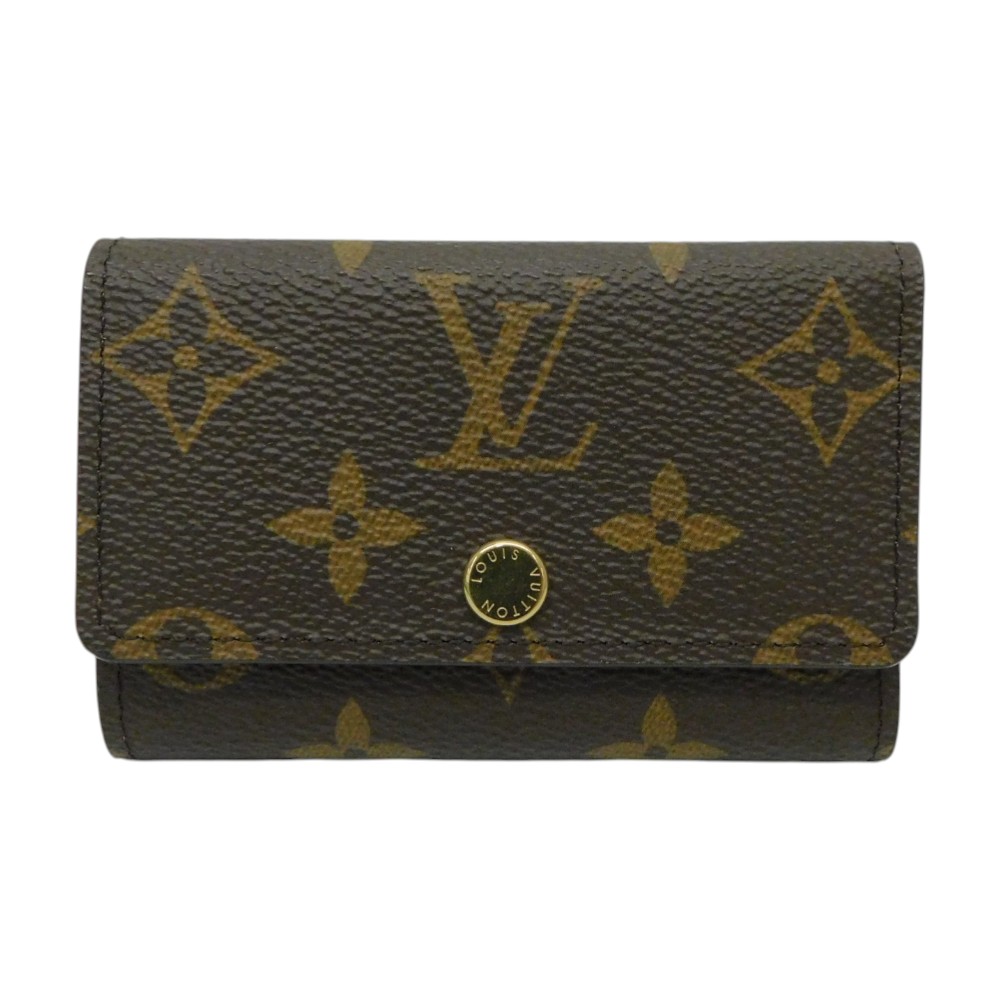 LOUIS VUITTON ルイ・ヴィトン ミュルティクレ6 M62630 モノグラム・帆布 手当たり容れもの 6連 赤銅色系 茶 ゴールド金具 レディース メンズ ユニ一発やる 差し上げ物 差し上げ物荷造り可【中古】新居浜店