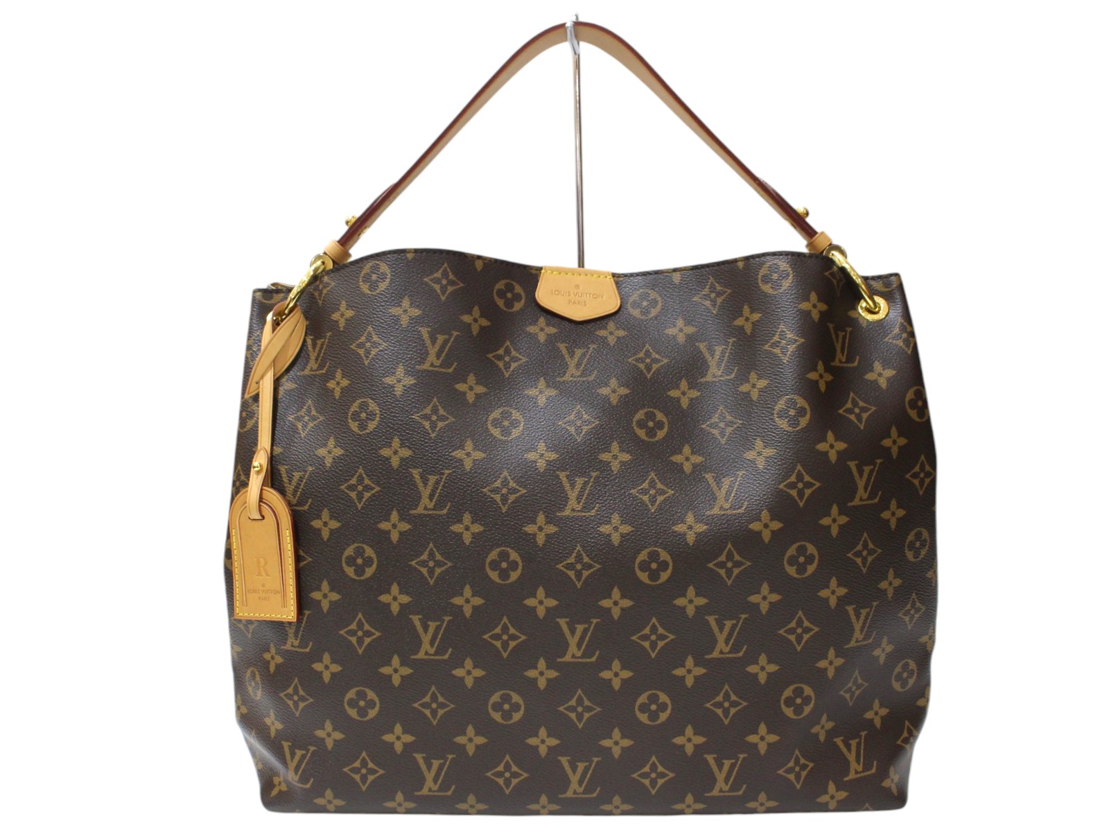 【箱あり】LOUIS VUITTON ルイ・ヴィトン グレースフルMM M43704 RI2188 モノグラム 赤銅色 壱ショルダーバッグ 肩かけ 気が大きい レディース ウィメンズ ユニ一発やる 定番 一般受け 差し上げ物 差し上げ物荷拵え可【中古】松前R56号店