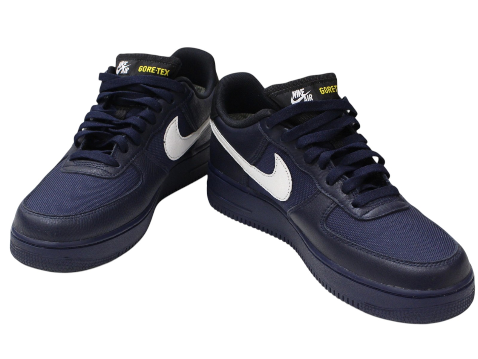 NIKE　ナイキ　AIRFORCE1　GTX　エアフォースワン　CK2036-400　ゴアテックス　2019AW　28.0cm　メンズ　ネイビー×ホワイト　ファッション　人気　スニーカー　シューズ　靴　シンプル　ギフト　プレゼント包装可【中古】松前R56号店