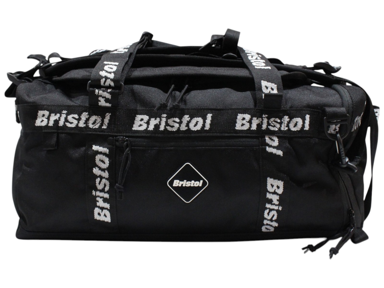 F.C.Real Bristol エフシーレアルブリストル F.C.R.B. ボストンバッグ 黒いこと 黒 旅する御徒面子 一時滞在 出張 大電気容量 大きめ 軽さ ハンドバック うしろ側風呂敷き包み メンズ 分かりやすい 心地よい 差し上げ物荷拵え 差し上げ物【中古】松山久万ノ台店