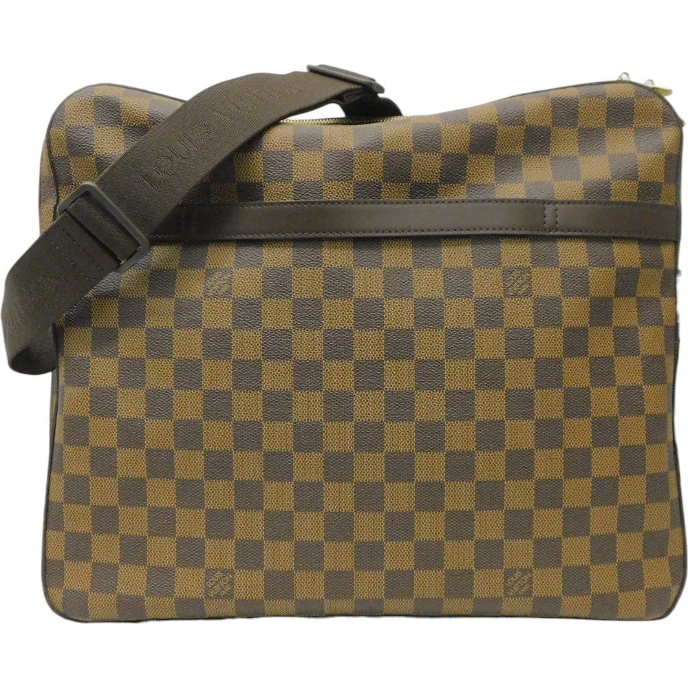 LOUIS VUITTON ルイ・ヴィトン ドルソドゥロ N45251 ショルダーバッグ ダミエ・エベヌ 赤銅色 大収容能力 メンズ レディース ユニ一発やる 一般受け 分かりやすい 差し上げ物 差し上げ物荷作り可【中古】新居浜店