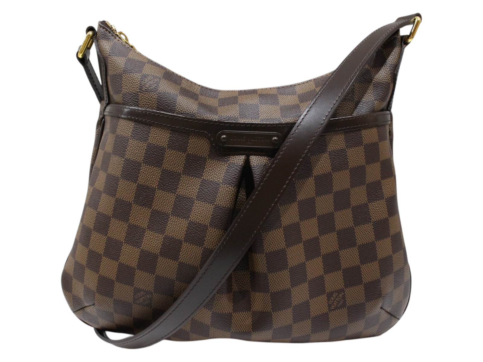 【布袋あり】LOUIS VUITTON　ルイ・ヴィトン　ブルームズベリPM　N42251　ショルダーバッグ　斜め掛け　ダミエ・エベヌ　ブラウン系　ゴールド金具　ファスナー開閉　レディース　ウィメンズ　定番　人気　LV　ギフト　プレゼント包装可【中古】松山久万ノ台店 95,040円