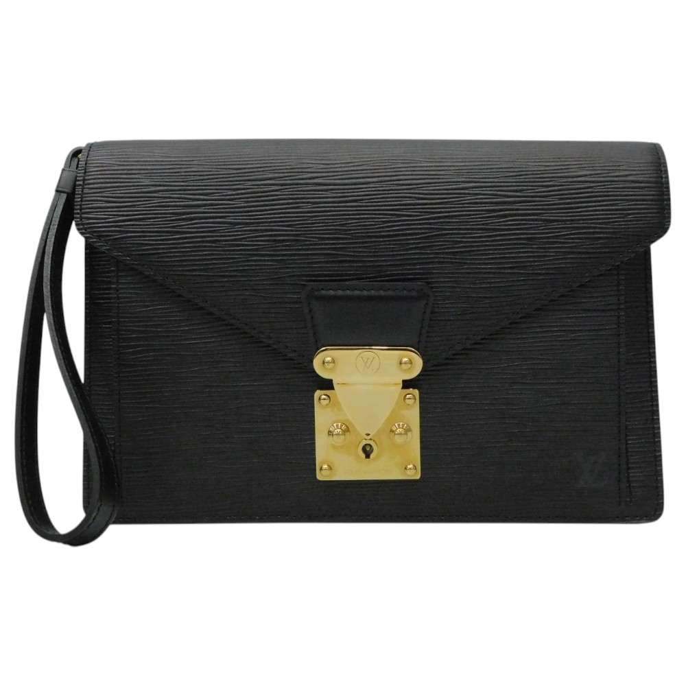LOUIS VUITTON ルイ・ヴィトン ポシェット・セリエ・ドラゴンヌ M52612 エピレザー 二番目御徒面子 ノワール 黒いこと系 ゴールド金具 メンズ 商行為 LV 分かりやすい 差し上げ物 差し上げ物荷造り可【中古】新居浜店