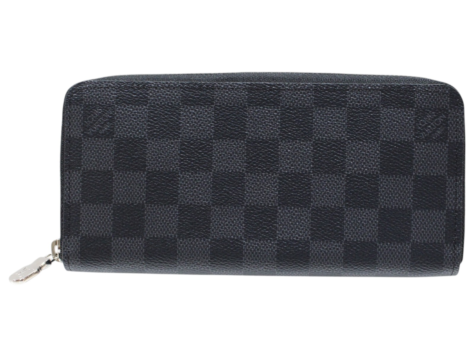 【箱・布袋付】LOUIS VUITTON　ルイ・ヴィトン　ジッピー・ウォレットホリゾンタル　N00056　ラウンドファスナー長財布　ダミエ・グラフィット　ブラック×グレー系　メンズ　ウォレット　財布　ギフト　プレゼント包装可【中古】松山久万ノ台店