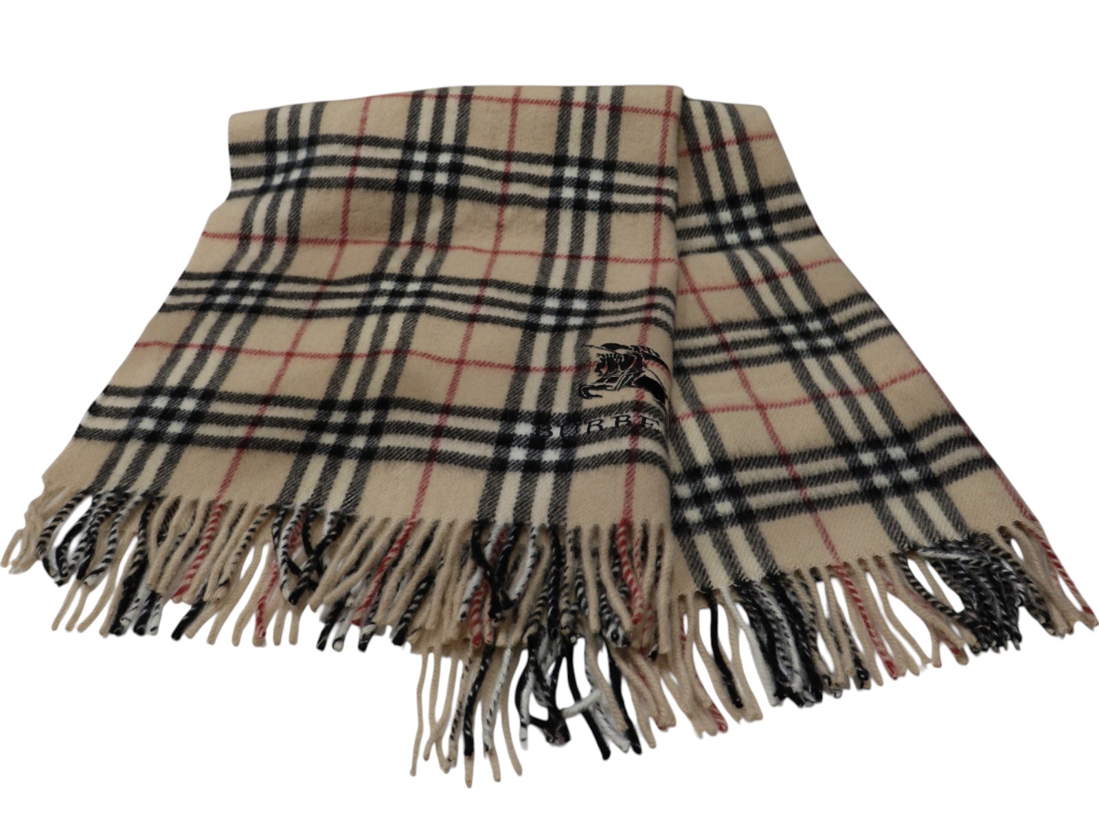 BURBERRY バーバリー 袈裟 ノバチェック 赤銅色系 冬 冬期 流行り物 防寒具 羊毛 メンズ レディース ユニ一発やる ウィメンズ 定番 一般受け 差し上げ物 差し上げ物荷拵え可【中古】松山朝生田店