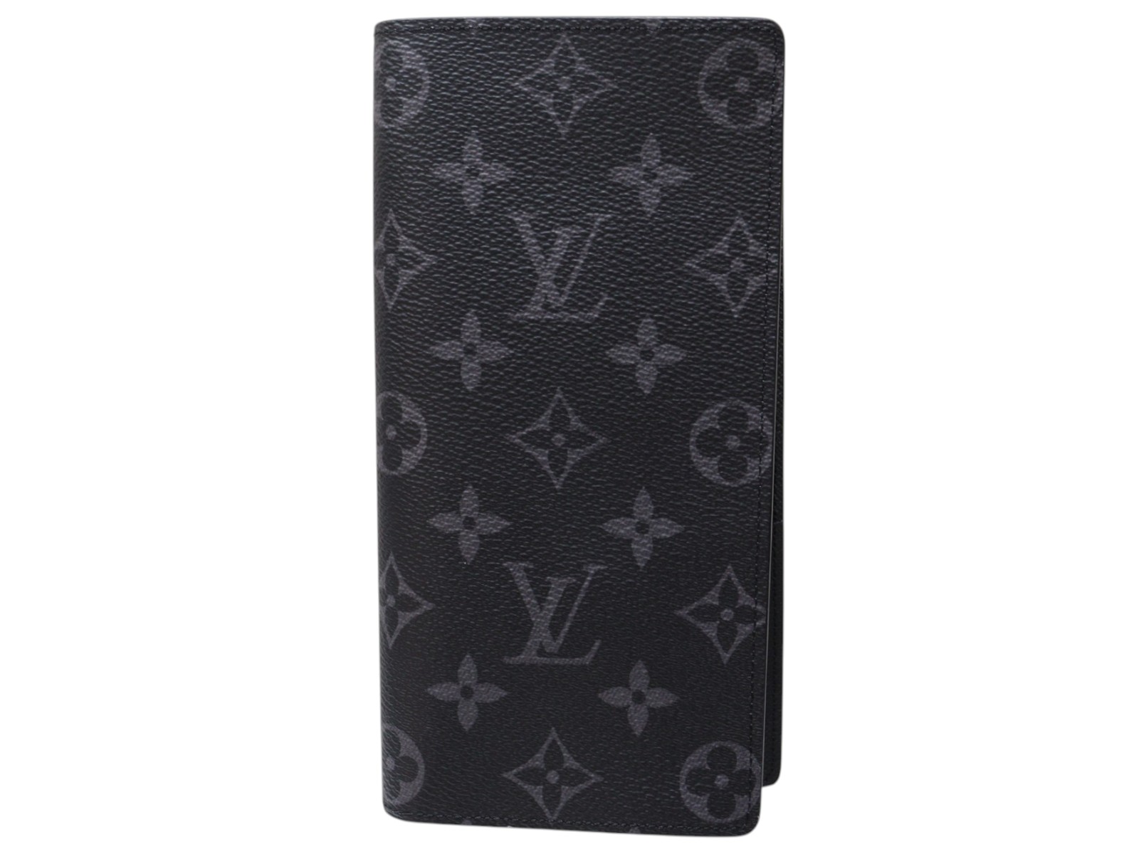 【箱あり】LOUIS VUITTON ルイ・ヴィトン ポルトフォイユ・ブラザ M61697 モノグラム・エクリプスキャンバス 黒いこと×薄墨色系 長紙入れ ロングウォレット メンズ 成人男性 LV 一般受け 定番 差し上げ物 差し上げ物荷拵え可【中古】松前R56号店