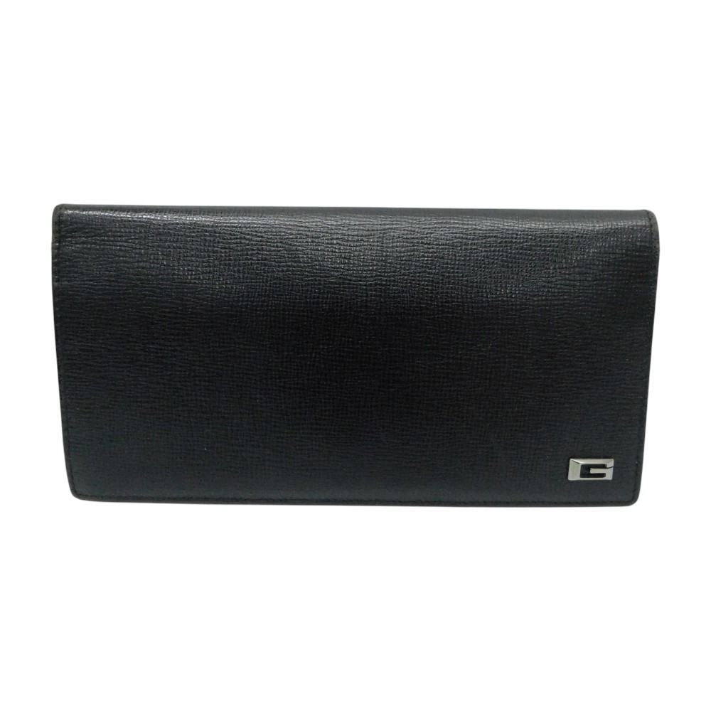 GUCCI グッチ 長札入れ 120951 ロングウォレット 長財布 札入れ カード入れ×6 ブラック 黒 レディース メンズ ユニセックス プレゼント包装 ギフト【中古】新居浜店|かんてい局松前R56号店