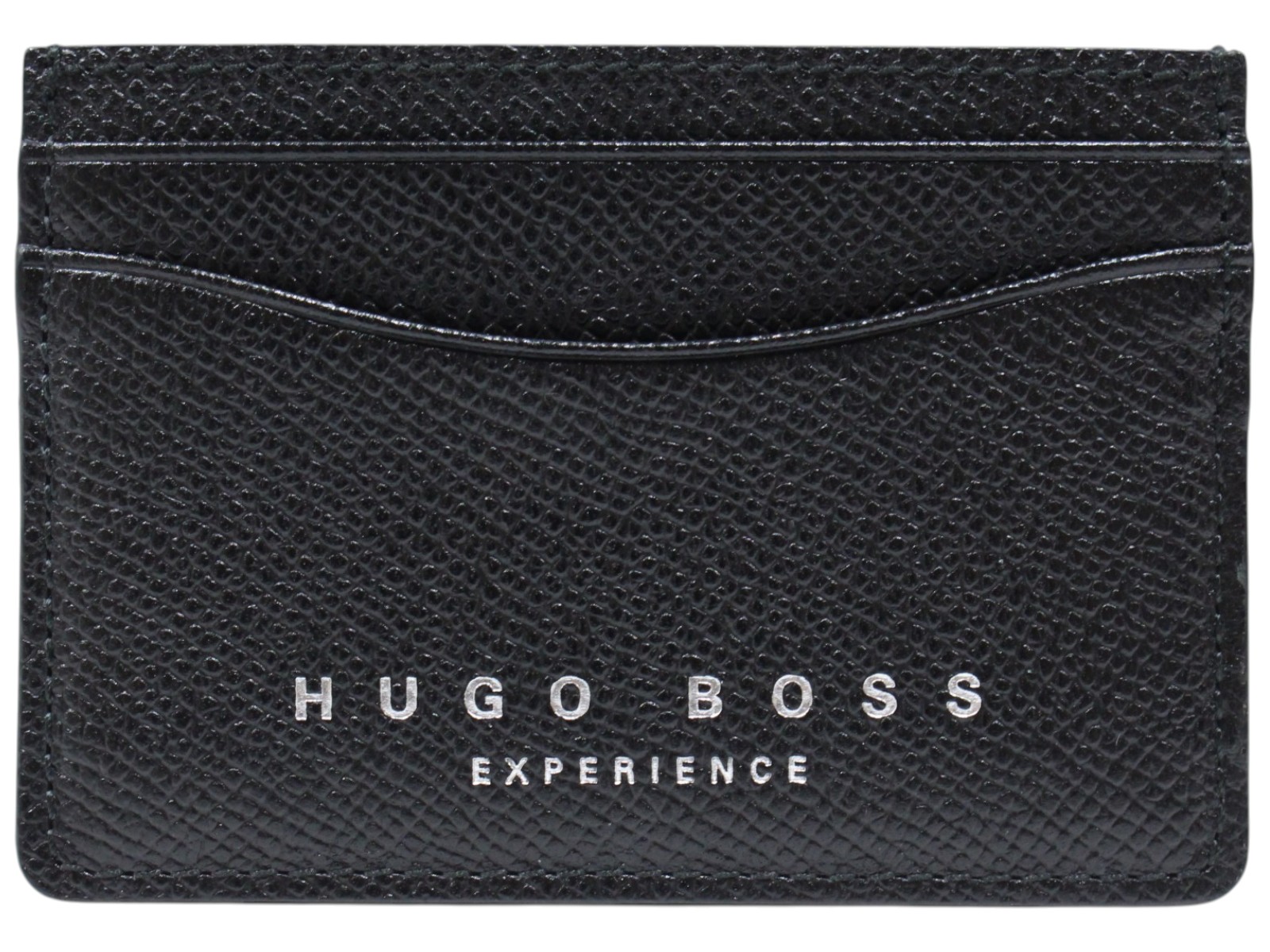 【箱あり】HUGO BOSS ヒューゴ・ボス 歌留多保持者 なめし革 黒いこと 歌留多容れもの 歌留多入れ メンズ 革小物 商行為 分かりやすい 定番 差し上げ物荷造り 差し上げ物【中古】松山久万ノ台店