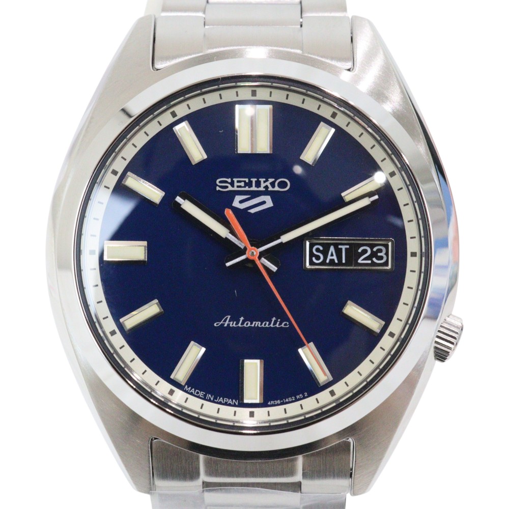 【内外箱あり】SEIKO セイコー 5運動競技 SBSA253 自動小銃一巻き 力強さ取っておく 米国海軍系文字記号盤 逢い引き 曜日 デイデイト 10空圧雨合羽 ステンレス鋼スチール写真 分かりやすい 御洒落 メンズ 成人男性 一般受け ウオッチ ご覧なさる 差し上げ物荷拵え 差し上げ物【中古】松前R56号店